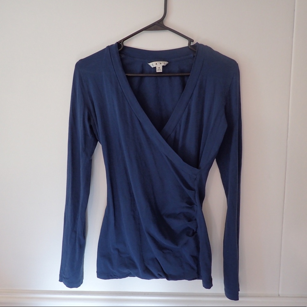 Blue Long Sleeve CAbi T-Shirt